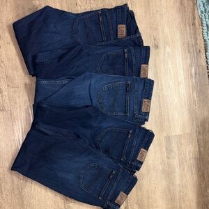 Lee Women's Dark Blue Straight Leg Jeans